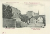 401 - A view from Větrnická Street of Benátská Street and of the Botanical Garden of the German University