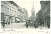 493 - The final, north-eastern section of Jindřišská Street with the belfry of St Henry